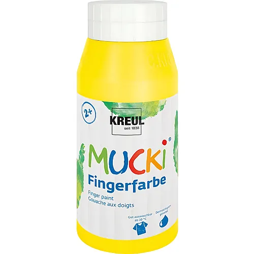 Fingerfarbe Gelb 750ml