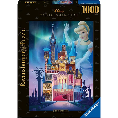 Ravensburger Puzzle Disney Princess Castle Collection Cinderella (1000Teile)