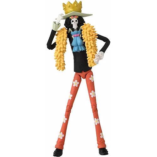 Bandai � Anime Heroes � One Piece � Anime Heroes Figur � 17 cm � Brook Actionfigur � Offizielle One Piece Manga Lizenz �