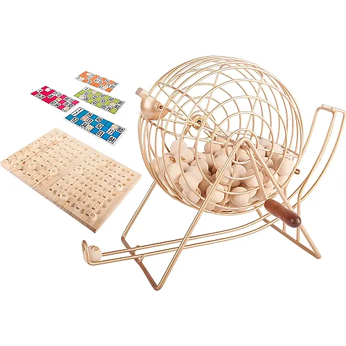 Natural Games XXL Bingo mit Metallkorb
