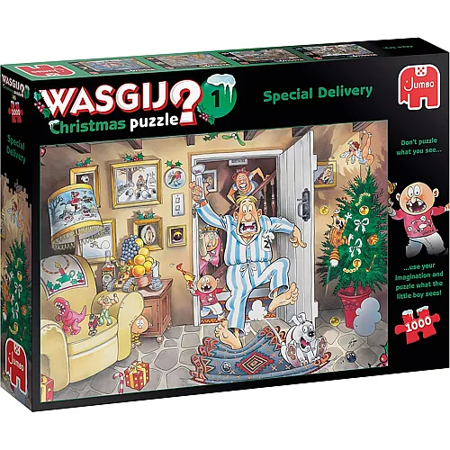 Jumbo Puzzle WASGIJ Christmas Special Delivery - 1000 Teile