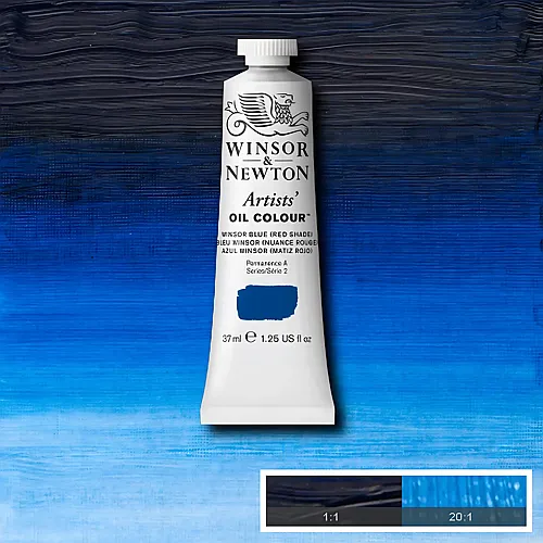 Winsor & Newton W&n Artists' Ölfarbe 37ml Tube Winsorblau (rotton)