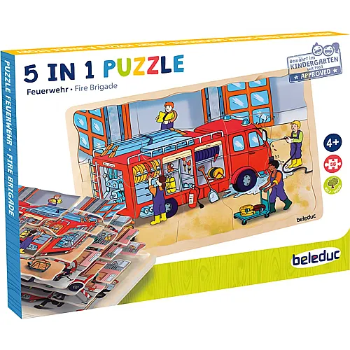Beleduc Puzzle Feuerwehr (58Teile)