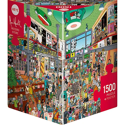 Heye Triangular Record Store (1500Teile)
