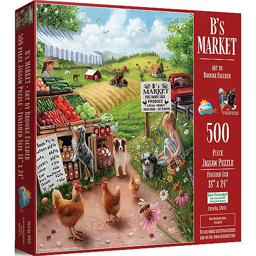 SunsOut Puzzle Brooke Faulder B's Markt - 500 Teile