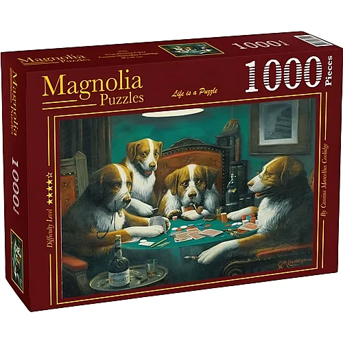 Dogs Playing Poker 1000Teile