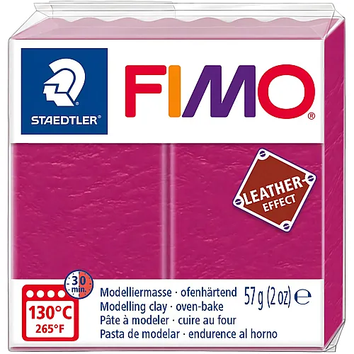 Fimo Leather-Effect Modelliermasse Beere - 57 g