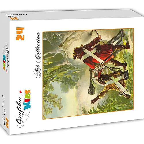 Grafika Puzzle Art Collection Carl Offterdinger Grafika Kids Robinson Crusoe - 24 Teile