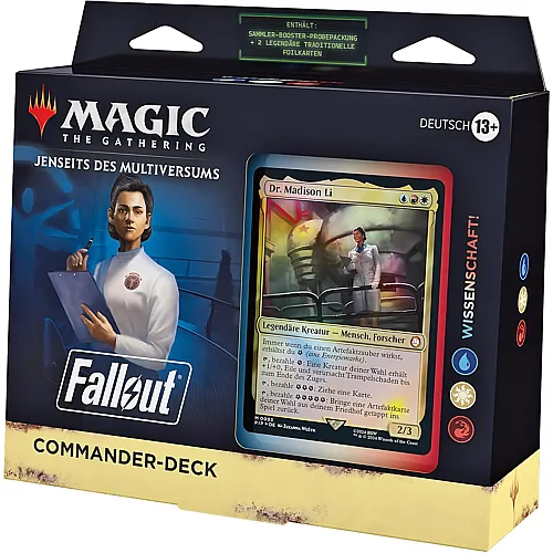 Magic The Gathering Fallout Commander-Deck - Wissenschaft! - Deutsch