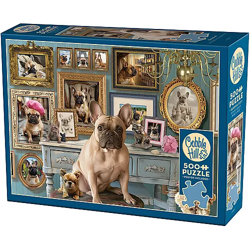 Cobble Hill Puzzle Frenchie (500Teile)
