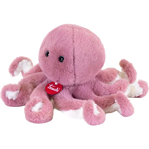 Rosa Oktopus - 24 cm