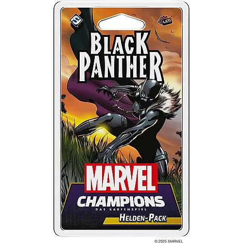 Fantasy Flight Games Marvel Champions: LCG � Black Panther, Helden-Erweiterung, Expertenspiel, Kartenspiel, 1-4 Spieler, ab 12 Jahren, 30 Minuten je Spieler, Deutsch