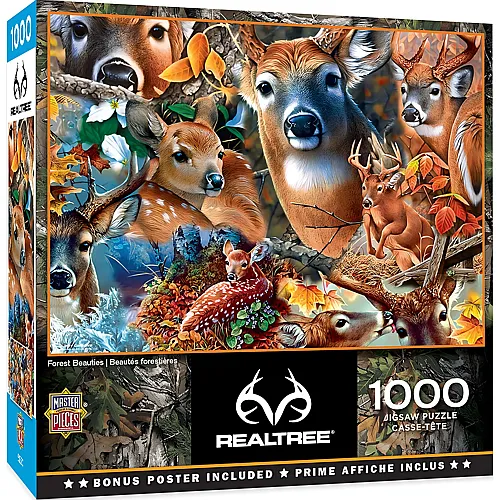 Master Pieces Puzzle Forest Beauties (1000Teile)