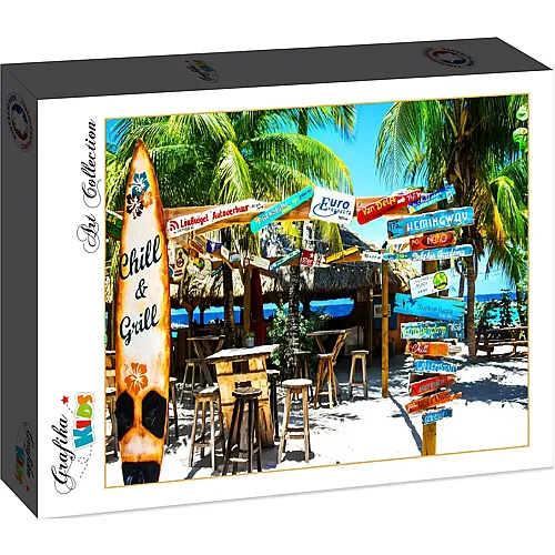 Grafika Puzzle Art Collection Grafika Kids Willemstad Beach, Cura�ao - 12 Teile