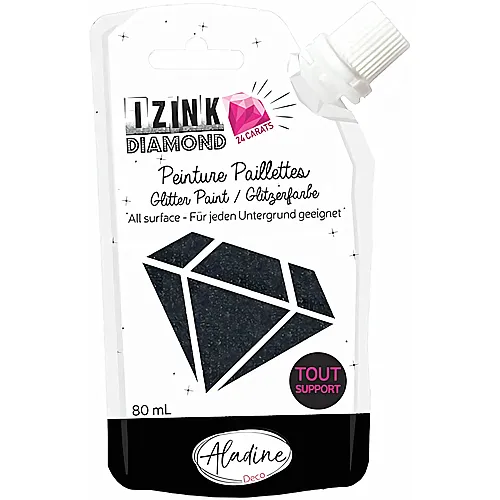 Aladine Izink Diamond 24 Carats Schwarz - 80 ml
