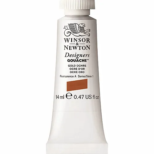 Winsor & Newton W&n Designers Gouache 14ml Tube Goldocker