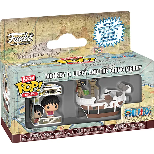 Funko Bitty POP Rides Monkey D. Luffy and the going Merry / One Piece