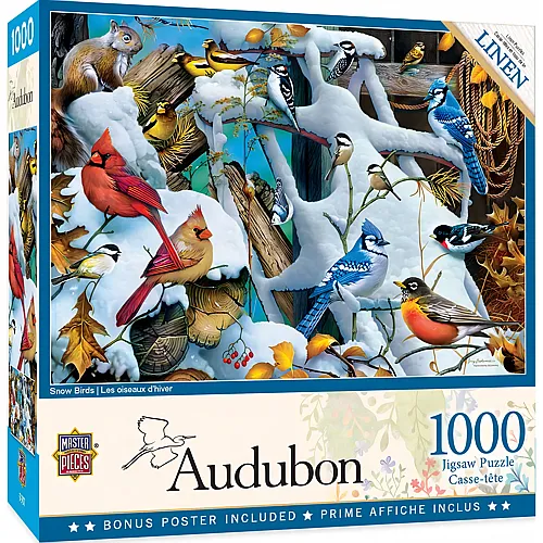 Master Pieces Puzzle Audubon Schneev�gel (1000Teile)