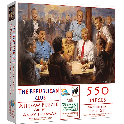 SunsOut Puzzle The Republican Club - 550 Teile