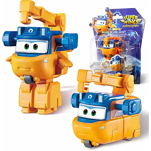 Alpha Toys Super Wings Transformations-Flugzeug Marty orange