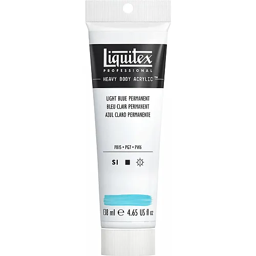 Liquitex Lqx Prof. Heavy Body Acrylfarbe 138ml Tube Hellblau Permanen