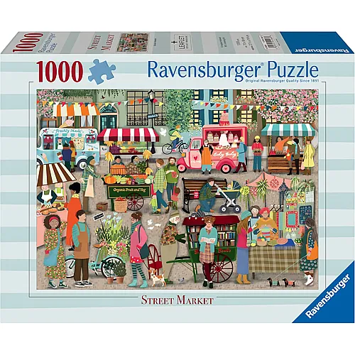 Ravensburger Puzzle Street Market - 1000 Teile