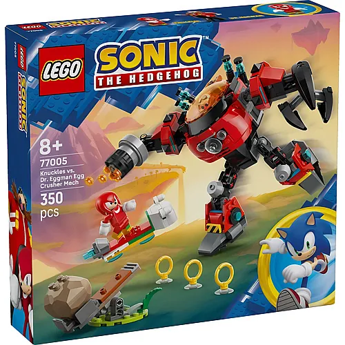 Knuckles vs. Dr. Eggmans Egg Crusher Mech 77005