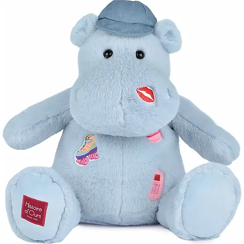 Doudou et Compagnie Hippo Hellblau - 38 cm