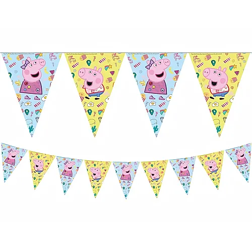 Guirlande de fanions Peppa Pig - 230 cm