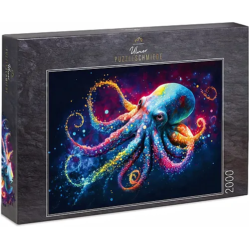 Tentakel-Spektakel - Die farbenfrohen Oktopus-Tentakel - 2000 Teile