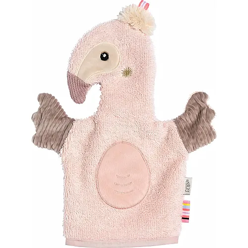Fehn Waschhandschuh Flamingo (26cm)