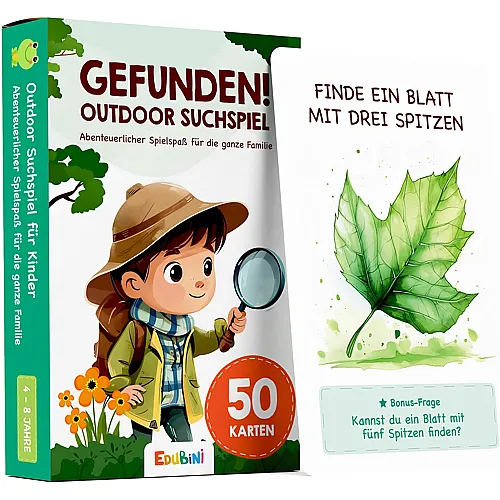 Edubini Gefunden! Outdoor Suchspiel