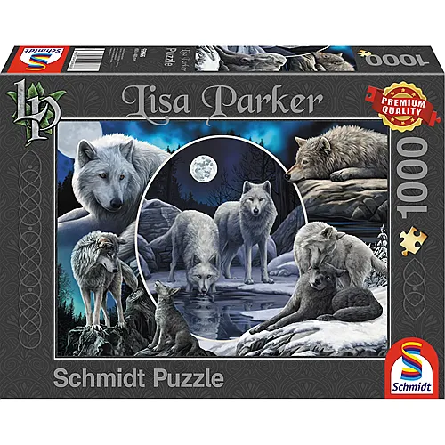 Schmidt Puzzle Lisa Parker Prchtige Wlfe (1000Teile)