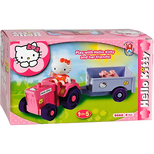 Hello Kitty Traktor 4Teile