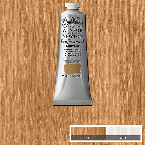Winsor & Newton W&n Prof. Acrylfarbe 60ml Tube Renaissance Gold