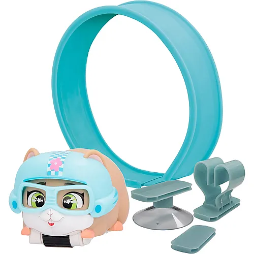 LOOPERS IMC Toys Hammies Brave, Hamster Interaktives Sammelfahrzeug mit Schaltung, die in und aus dem Rad l�uft, Spielzeug und Spiel f�r Jungen und M�dchen + 3 Jahre