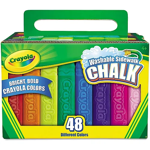 Crayola Farbenfrohe Strassenkreide - 48 Teile
