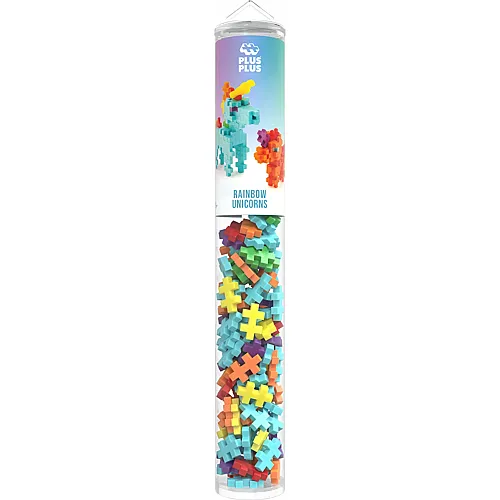 Plus-Plus 100 Kreativ Bausteine Regenbogen Einhorn