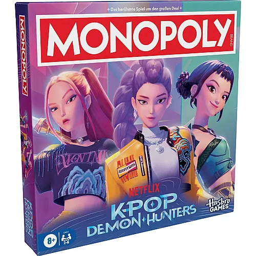 Hasbro Gaming Monopoly KPop Demon Hunters, d ab 8 Jahren, 2-6 Spieler