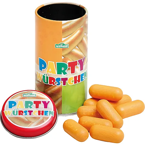 Erzi Party W�rstchen aus Holz in der Dose
