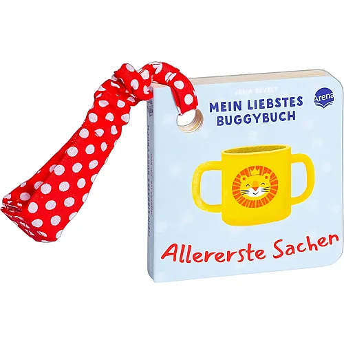 Arena Mein liebstes Buggybuch. Allererste Sachen: Buggybuch mit Stoffband