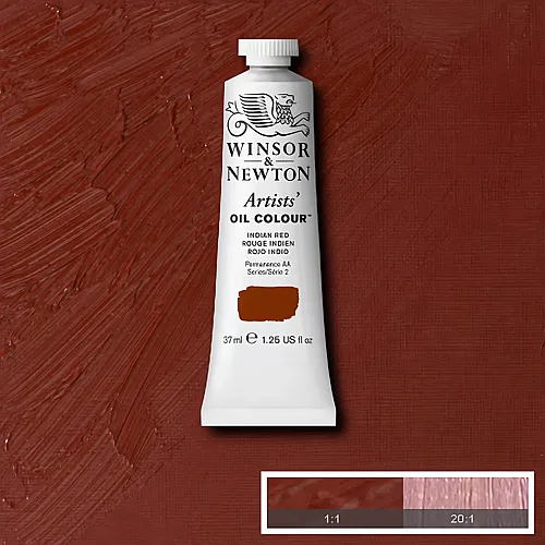 Winsor & Newton W&n Artists' Ölfarbe 37ml Tube Indischrot