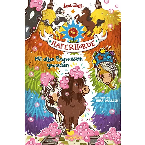 Magellan Haferhorde Mit Ponywassern gewaschen