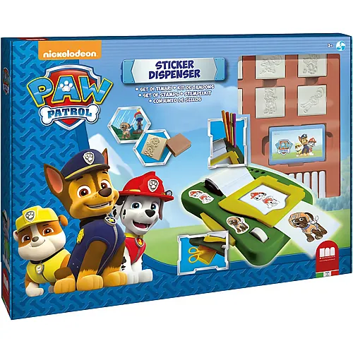 Multiprint Paw Patrol Aufklebermaschinen-Set