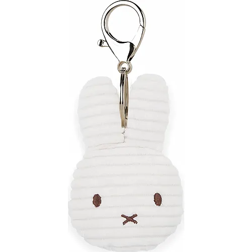 Bon Ton Toys Miffy ECO Kordsamt offwhite 10cm Schl�sselanh�nger Miffy flach