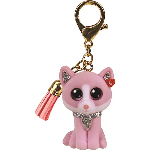 Ty Beanie Clips Schl�sselanh�nger Fiona die Katze - 10 cm