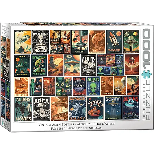Ausserirdische Poster 1000Teile