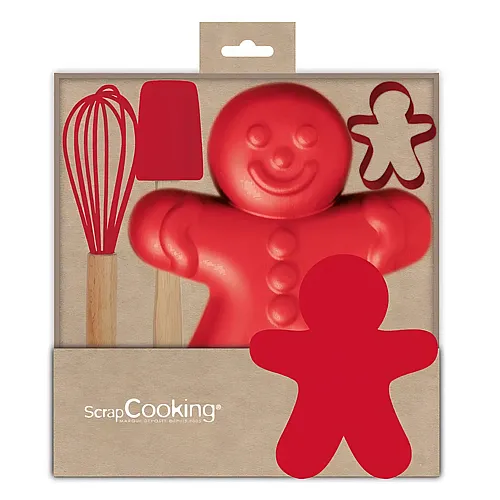 ScrapCooking Kinder-Backset, Gingerman - 4 Teile