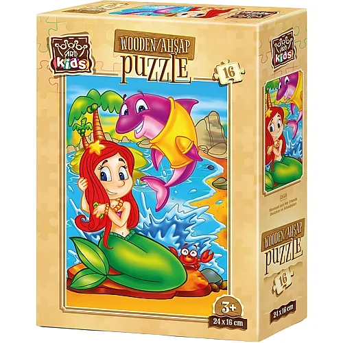 Art Puzzle Mermaid and Friends - 16 Teile