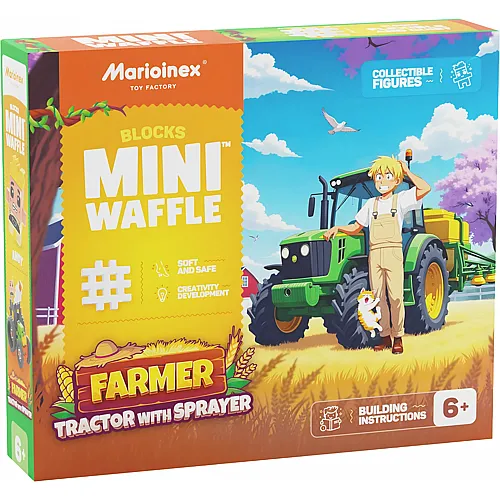 Farmer Traktor mit Spr�hger�t - 50 Teile